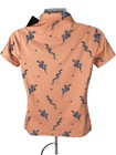 Bad Birdie Womens Shirt Medium Sidewinder Snake Golf Polo Moisture Wicking Upf50