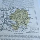 1923  Map County Wicklow Vintage Old Print Cottages Abbey  Gift Gifts