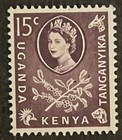 Travelstamps  1960 tanganyika Uganda Kenya Stamps Sg 185 Qeii Mint Mnh Og