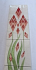 Art Deco Fireplace Tile Set For Cast Iron Insert Or Hearth In Pink Lime Green