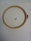 7-round Wood Embroidery Hoops  Cross Stitch Screw Tension 1-7 2-6 1-4   3-3 Inch