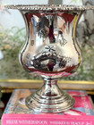 Sheridan Victorian Bulbous Silver Plated Champagne Chiller Ice Bucket Engraved