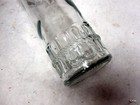 Glass Bottle For Decorating  Crafts 12 25    Tall Clear Raised Rope Design