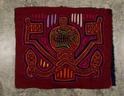 Traditional Red Orange And Black Classic Design Mola