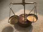 Brass Weighing Scale Balance Old Traditional Goldsmith Weight Justice Showpiece