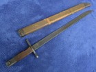 Rare Original Japanese Late Ww2 Type 30 Bayonet And Wooden Scabbard Maker Talw