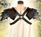 Warwolf Pauldrons Leather Armor Larp Renaissance Cosplay Halloween Costume Sca