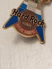 Hard Rock Cafe Nassau Bahamas 4 String Blue V Guitar Road Sign Pin
