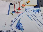 Vintage Lot Of 44 Beautiful Dinner Napkins Cutters Crafts Repurposing