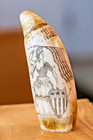 Scrimshaw Reproduction Whale Tooth
