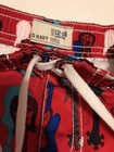 Old Navy Baby Boys Red Guitar Print Swim Trunks 12-18 Months 