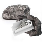 Hide-a-key Realistic Looking Rock Safe Holder Outdoor Stone Look Spare Hider