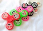 Hand Spinner With Glow In The Dark Emoji Pocket Gear Gyro Tri Fidget Party Favor