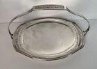 Community Plate Serving Basket Style 14957 Floral Handle Silver Plate