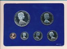 British Virgin Islands - Silver Proof Set 1975 - Blue Sealed Set