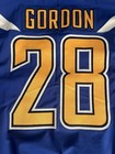 Los Angeles Chargers Melvin Gordon  28 Game Issued Game Jersey Dirty Game Used 