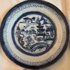 Antique 19thc Chinese Export Blue Nanking Porcelain 7-3 8  Plates - Pair  2 