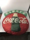 Vintage 1993 Always Coca Cola Large Pillow- Round  24x20     W  Coke Bottle 
