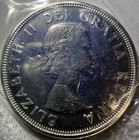 1964  1 Canada Silver Dollar Confederation Conferences Commemorative Silver Coin