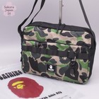 Bape Shoulder Bag Camo Green 2021 Aw   Black 2022 Aw Japanese Magazine Limited