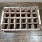 Vintage Wooden Soda Crate Fresh Up With 7-up Wood Bottle Dividers
