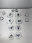 Vtg Child Tea Set Porcelain Floral 15pc Toy China Cottagecore Display