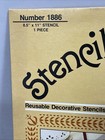 Stencil Decor  1886 Stencil 8 5    X 11    Reusable Garden   Pond Jborders 1 Pc Vtg