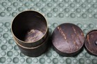Vintage Japanese Kabazaiku Cherry Bark Tea Caddy Canister Set W Spoon Kakunodate