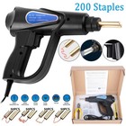Plastic Welder Kit Soldering Hot Stapler Bumper Repair Welding Gun 200 Staples U