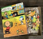 Vintage 1970   s Rainbow Works Peanuts 63 Piece Puzzle Camp   s Over Complete