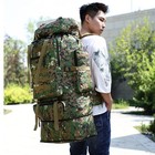 100l Outdoor Hiking Military Tactical Backpack Rucksack Camping Trekking Bag Us
