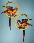 1950s Poll-parrot Shoes 2 Store Display Hanger Signs   Advertising Giveaway Hat
