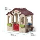 Step2 Charming Cottage Kids Playhouse  Indoor And Outdoor Clubhouse Playset
