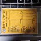 1969 N l  Playoff Game 1 Ticket Stub New York Mets At Atlanta Tom Seaver