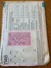 Vintage 1970s Simplicity 7148 Sewing Pattern Dress Top Pants Size 14 5 Half Size