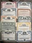 125 Different Stock Certificates Wow     Less Than  1 Each