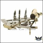 Nautical Kelvin   Hughes Vintage Brass Sextant Marine Maritime Navigational