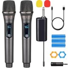 2pcs Wireless Vhf Professional Microphone Handheld Mic System Karaoke W receiver
