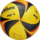 Wilson Optx Avp Official Beach Volleyball     Pro Game Ball     Black yellow     New
