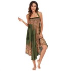 Long Boho Maxi Skirt Printed Hippie Style One Size High Waisted Casual