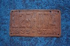1935 Utah License Plate   123 - 074