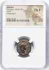 Judaea Domitian 81-96 Ad  Ae Roman Empire Caesarea Maritima Capta Coin  Ngc Ch F