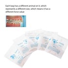 Dental Ortho Elastics Latex Braces Orthodontic Rubber Bands 5000pcs kit 15sizes