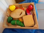 Melissa   Doug Cutting slice Wooden Play Food Set W 31 Hand-painted Wooden Piece