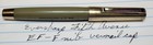 Eversharp Fifth Avenue W  Hooded Nib And Vermeil Cap 1940s Army Brown