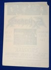 Vtg 1990s Exhorder crowbar Metal Show Concert Flyer Unused New Orleans Palace St