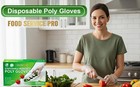 500 Count Disposable Food Service Gloves     Plastic Gloves For Food