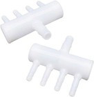 5 Pcs Aquarium 4-way Air Line Plastic Splitter Air Pump Tubing Connector For    