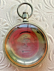 Antique 18 Size Keystone Open Face Pocket Watch Case Silveroid Smooth Usa