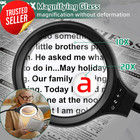 Large 20x 10x Magnifying Glass 36 Leds Light Flexible Gooseneck Lamp Us